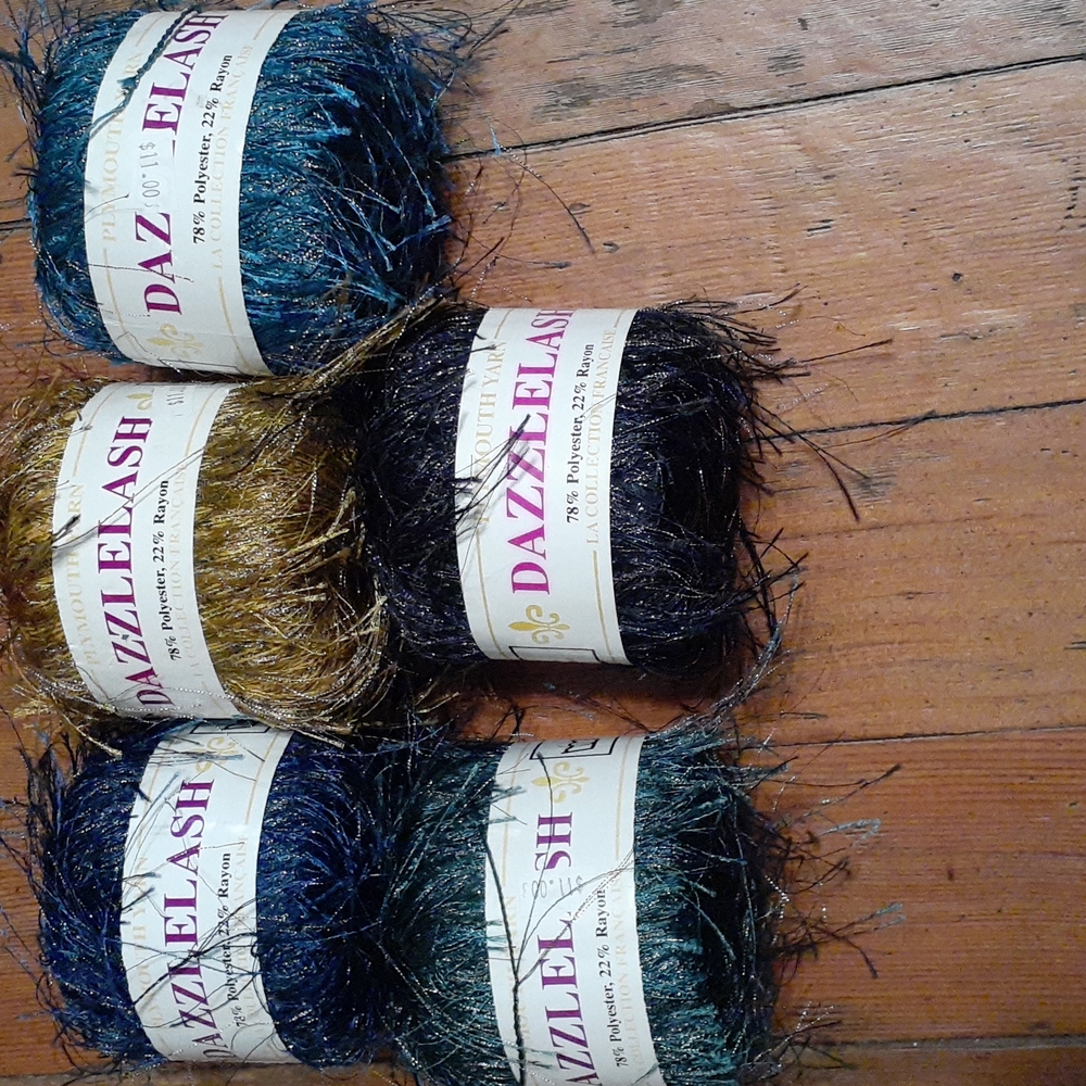 Dazzlelash Fireworks Plymouth Yarn specialty yarns new - Picture 5 of 7